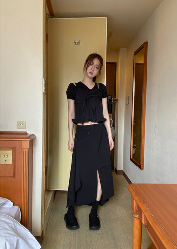 FLOATING RIBBON BLOUSE